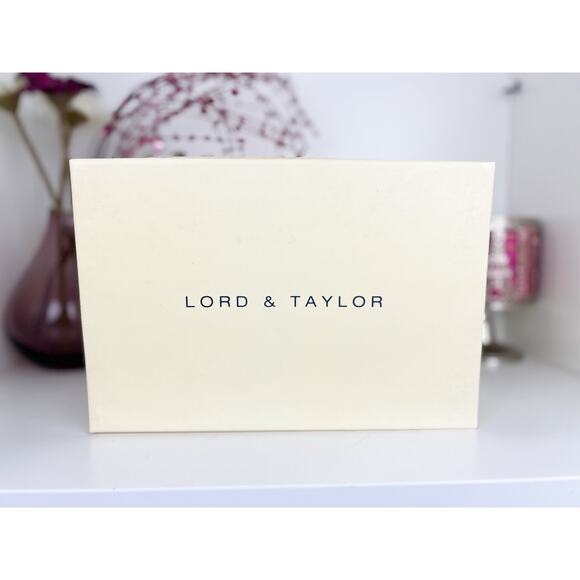 Lord & Taylor NWB Brown Leather Ankle Strap Wooden Wedge Heel Sandals Size 8 M - Picture 12 of 12